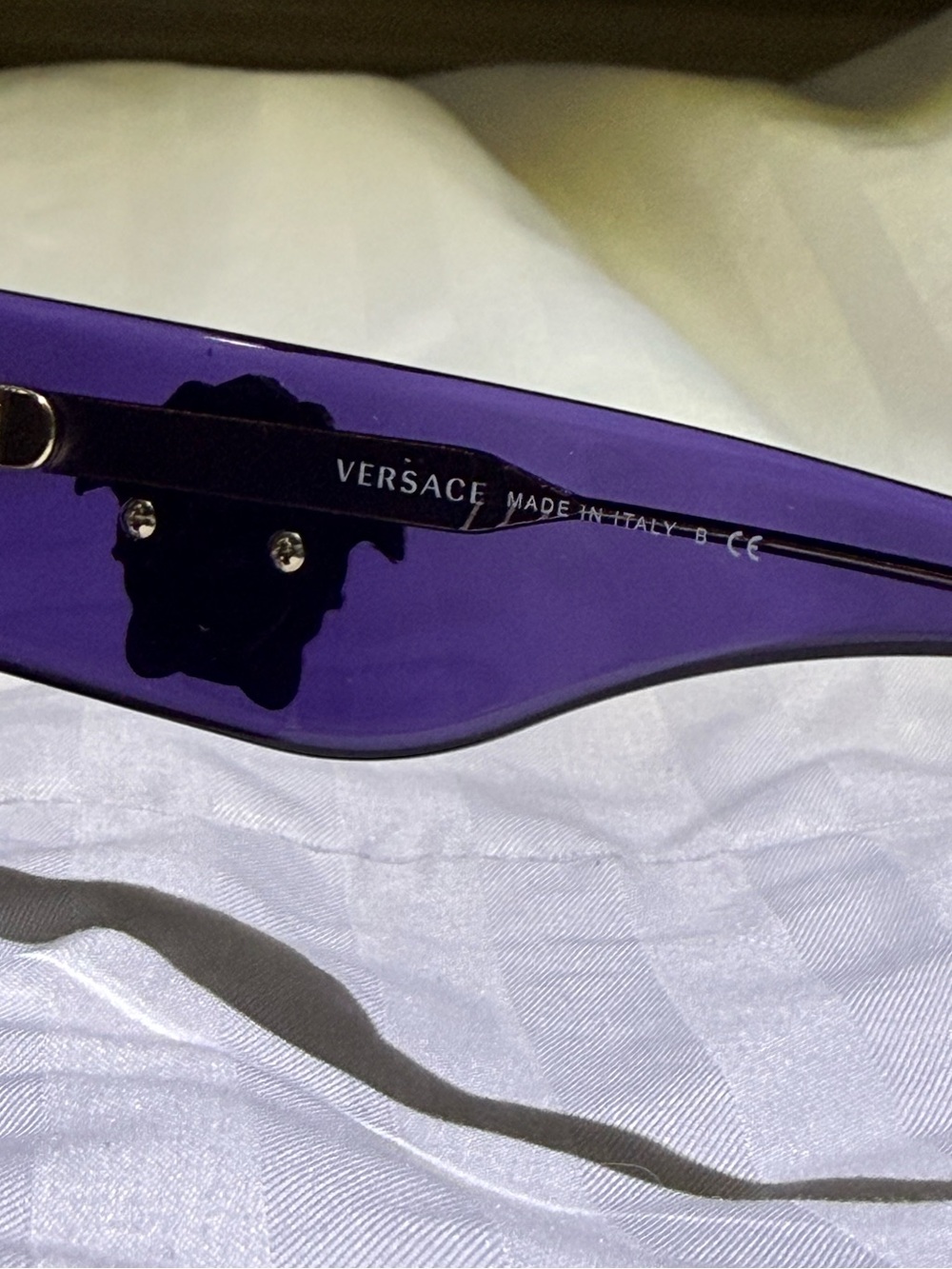 Versace VE 4297 Purple Medusa Cat Eye Sunglasses - Picture 8 of 10